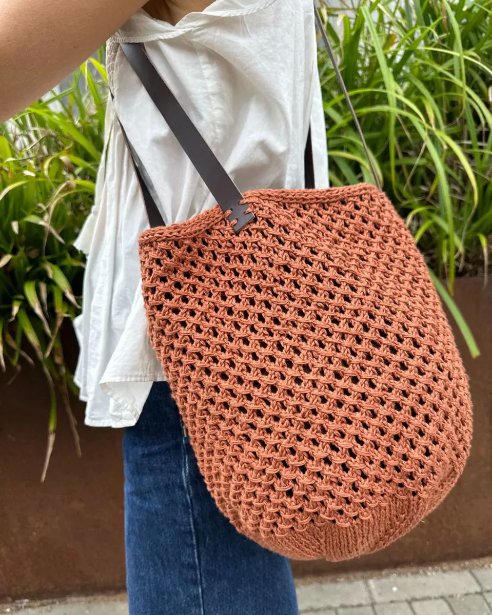Lærreim til French Market Bag - 94cm