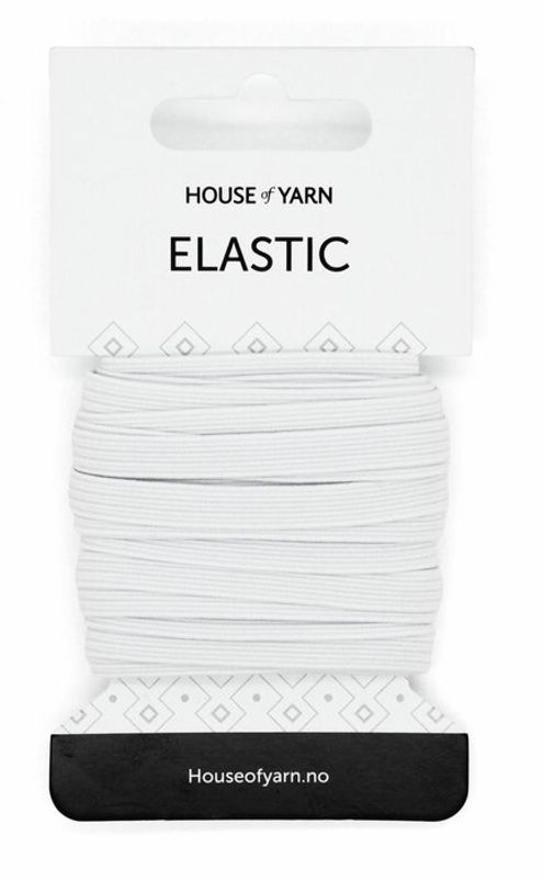 Elastikk - strikk. 6mm x 5m.