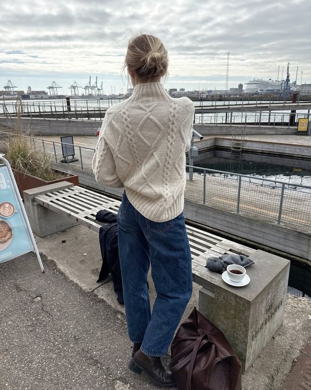 Petite Knit Saga Sweater