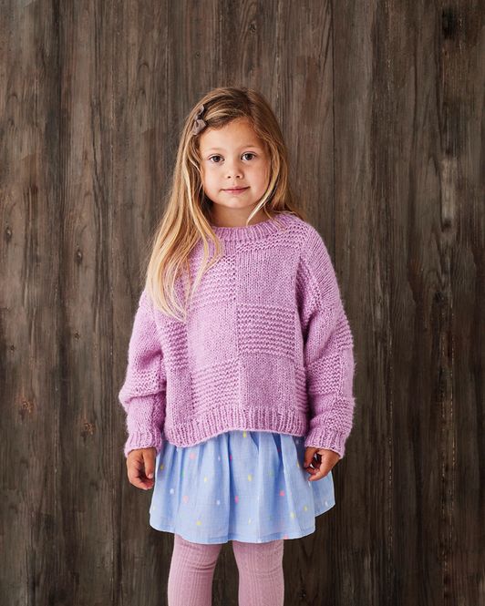 Hovedbilde Sweater i felter til barn.